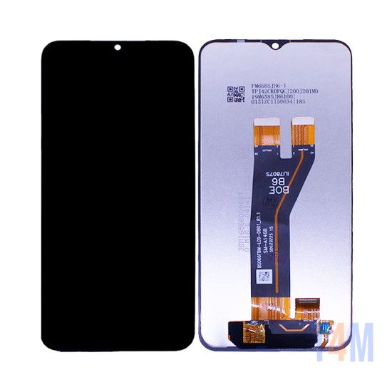 Touch+Display Samsung Galaxy A14/A146B Service Pack (Connector Grande) Preto